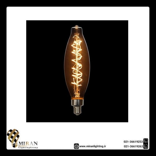 لامپ BLT120 با حباب قهوه ای روشن ادیسونی